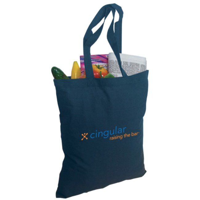 Canvas Reusable Shopping Bag Totes, Large 12.5x8.5x13.5, 10 Pack